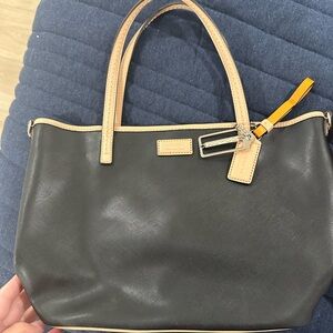 Black Coach handbag.